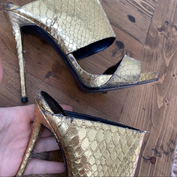Giuseppe Zanotti gold heels - Picture 8 of 8